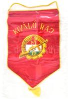 Kiváló munkásőr raj szocialista selyem zászló 47x30 cm