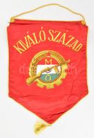 Kiváló munkásőr század szocialista selyem zászló 58x40 cm