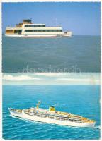 33 db MODERN hajózás képeslap / 33 modern ship motive postcards