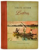 Fekete István: Lutra. Egy vidra regénye. Szilvássy Nándor rajzaival. Bp., 1955, Ifjúsági Könyvkiadó. Első kiadás. Kiadói illusztrált félvászon-kötés, kissé koszos borítóval, egyébként jó állapotban.