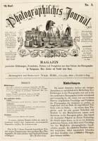 1856 A Photographisches Journal fényképészeti szaklap teljes évfolyama ekötve, benne néhány magyar v...