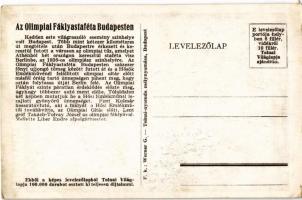 Budapest XIV. Az Olimpiai fáklyastaféta Budapesten. Az 1936-os berlini olimpia, Gróf Takách-Tolvay J...