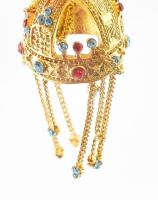 Gyűjtemény a Királyi Koronaékszerek sorozat 21 db klf stilizált 24K-os aranyozással is bevont miniat...