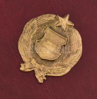 1983 a Munka Érdemrend arany fokozatának adományozó oklevele + bronz Kádár-címer 4,5 cm