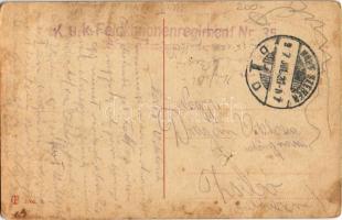 1917 Naht das Amazonenheer, Gibt es keine Feinde mehr! / Szivarkázó osztrák-magyar katona hölgy / K....