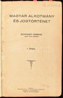 Eckhart Ferenc: Magyar alkotmány és jogtörténet. I-II. félév. Bp., Vörösváry Sokszorosítóipar, 95+12...