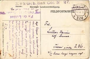 1917 Ostern im Felde. Verlag Karnisch-Julische Kriegszeitung Feldpost 510. / Osztrák-magyar katonai ...