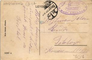 Pöstyén, Pistyan, Piestany; Gyógyszálloda, Schultz Rezső, Pozsiczky Imre üzlete. Kohn Bernát kiadása...