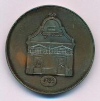 1984. "Hódmezővásárhely / Szeged Tourist" bronz emlékérem (42,5mm) T:UNC patina
