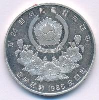 Dél-Korea 1986. 5000W Ag "1988 Olimpia - Kötélhúzás" T:AU,XF (eredetileg PP)
South Korea ...