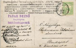 1907 Budapest XXII. Budafoki Terménykiállítás. Pabar Dezső fényképész photo