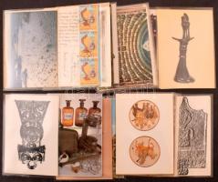 Kb 300-350 db modern képeslap: külföldi városok, motívumok