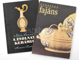 Pataky Dénesné: A Zsolnay kerámia. Múzeumi Füzetek. Bp., 1955, Népművelési Minisztérium Múzeumi Főosztálya, 32 p. + 14 t. + Evropská fajáns Troja Castle 1993. Kiadói papírkötésben