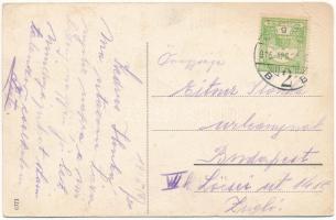 1915 Nagykanizsa, pályaudvar, vasútállomás (szakadás / tear)