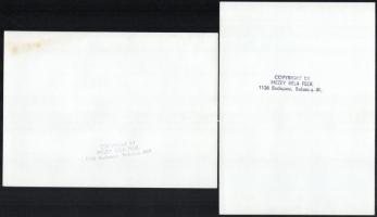 Markó Iván táncművész Mezey Béla 2 db pecséttel jelzett fotója 13x18 cm