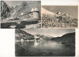 18 db MODERN Magas Tátra képeslap / 18 modern Vysoké Tatry postcards (High Tatras)