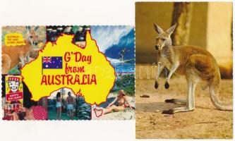 10 db MODERN ausztrál város képeslap / 10 modern Australian town-view postcards