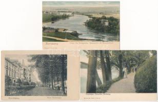 Norrköping - 3 pre-1900 unused postcards