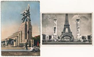 1937 Paris, Exposition Internationale - 2 postcards