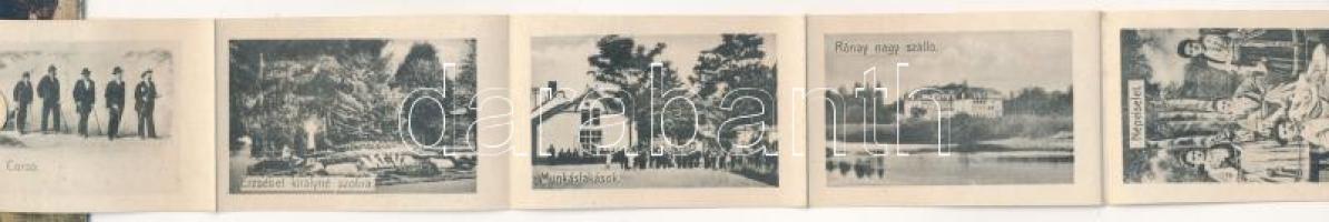 Pöstyén-fürdő, Kúpele Piestany; régi iszapfürdő, belső. Donáth Lipot kiadása. leporellólap 10 képpel...