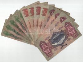 1930. 100P (4x) + 1932. 50P (4x) + 1936. 10P (5x) T:F,VG