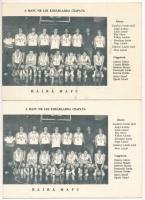 4 db MODERN sport motívum képeslap: kosárlabda / 4 modern sport motive postcards: basketball