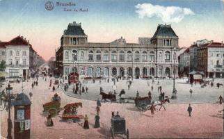 Brussels Northern railway station with Grand Hotel