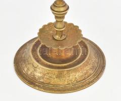 Antik háromágú gyertyatartó, m: 38 cm
