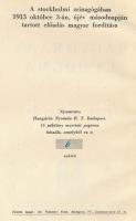Goldziher Ignác Hagyomány és dogma. A stockholni zsinagógában 1913 október 3--án újév másodnapján ta...