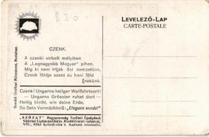 Kiscenk (Sopron megye), Széchenyi mauzóleum. Hátoldalon irredenta szöveg. Szózat Magyarország Terüle...