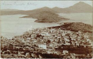 1907 Mali Losinj, Lussinpiccolo; kikötő / port. photo (EK)