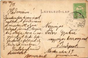 1911 Kászonfürdő, Kászonjakabfalva, Baile Casin; Töltőház. Bogdán F. fényképész / spa, mineral water...