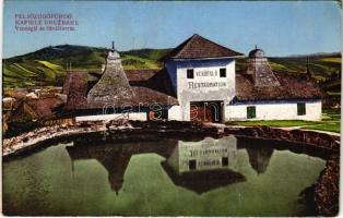 1920 Felsőzúgó-fürdő, Ruzsbachfürdő, Bad Ober Rauschenbach, Kúpele Vysné Ruzbachy; Kapiele Druzbaki / vendéglő és fürdőforrás / restaurant and water spring (EK)