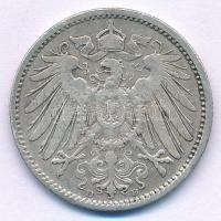 Német Birodalom 1892D 1M Ag "II. Vilmos" T:VF
German Empire 1892D 1 Mark Ag "Wilhelm...