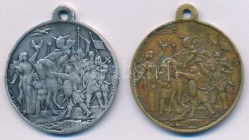 1896. "Ezredéves Történetünk Ezredekre Remény Nekünk - Honfoglalás" millenniumi jelzetlen ...