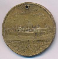 1885. "Az 1885-ös Budapesti Országos Kiállítás emlékérme / Rudolf trónörökös a kiállítás védnök...