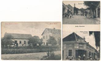 2 db RÉGI boszniai város képeslap vegyes minőségben: Janja, Raca / 2 pre-1945 Bosnian town-view postcards in mixed quality: Janja, Raca