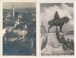 4 db RÉGI erdélyi képeslap &quot;visszatért&quot; bélyegzésekkel / 7 pre-1945 Transylvanian postcards with So. Stpl