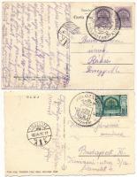 4 db RÉGI erdélyi képeslap "visszatért" bélyegzésekkel / 7 pre-1945 Transylvanian postcard...