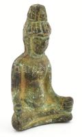 Amulett szobor. cca XV.-XVIII. sz., Wat Ratchaburana templom, Ajutthaja, ma Thaiföld. Bronz, m: 5 cm