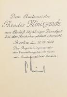 Hans Zöberlein: Der Glaube an Deutschland. Belrin 1943. NSDAP. A berlini polgármester ajándékozási b...