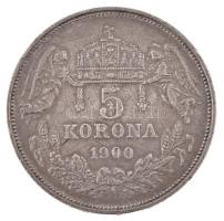 1900KB 5K Ag "Ferenc József" T:VF karc, ph. Adamo K7