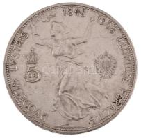 Ausztria 1908. 5K Ag "Ferenc József - Jubileum" T:XF ph. Austria 1908. 5 Corona Ag "F...