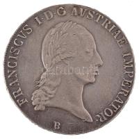 1822B Tallér Ag &quot;I. Ferenc&quot; (27,97g) T:XF,VF ph., koronánál javításnyom, mindkét oldalon látszik Huszár: 1944., Unger III.: 1364a