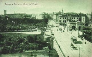 Padova bridge with tram