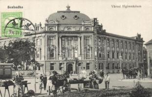 Szabadka with fruit vendors