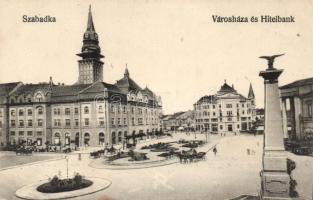 Szabadka Town hall and bank