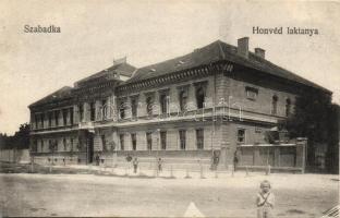 Szabadka, Subotica; Honvéd laktanya / Military barracks (EK)