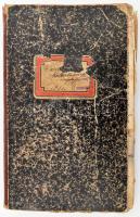 cca 1933-1960 Somogyszil Erdőbirtokosság (erdőgazdaság) naplója a közbirtokosok bevételeiről és kiad...