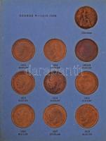 Nagy-Britannia 1902-1918. 1p bronz (20x) "Great Britain Pennies" gyűjtőalbumban, mind külö...